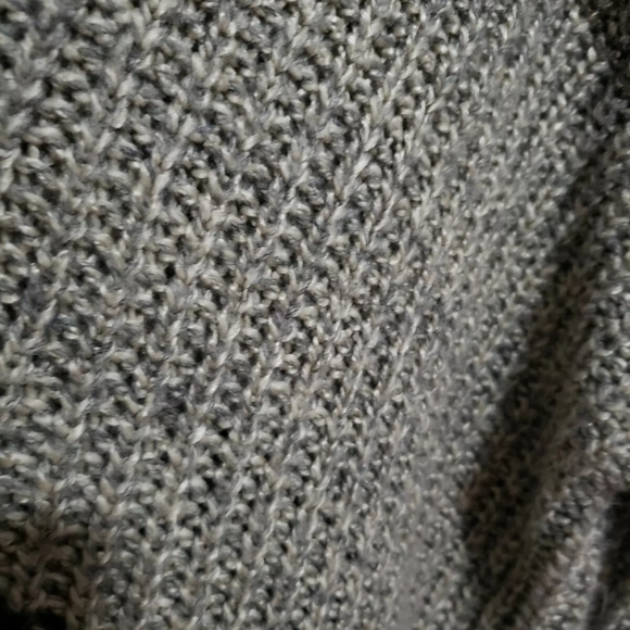 La Fée Verte Anthropologie sweater colorblock black gray small - Picture 6 of 8